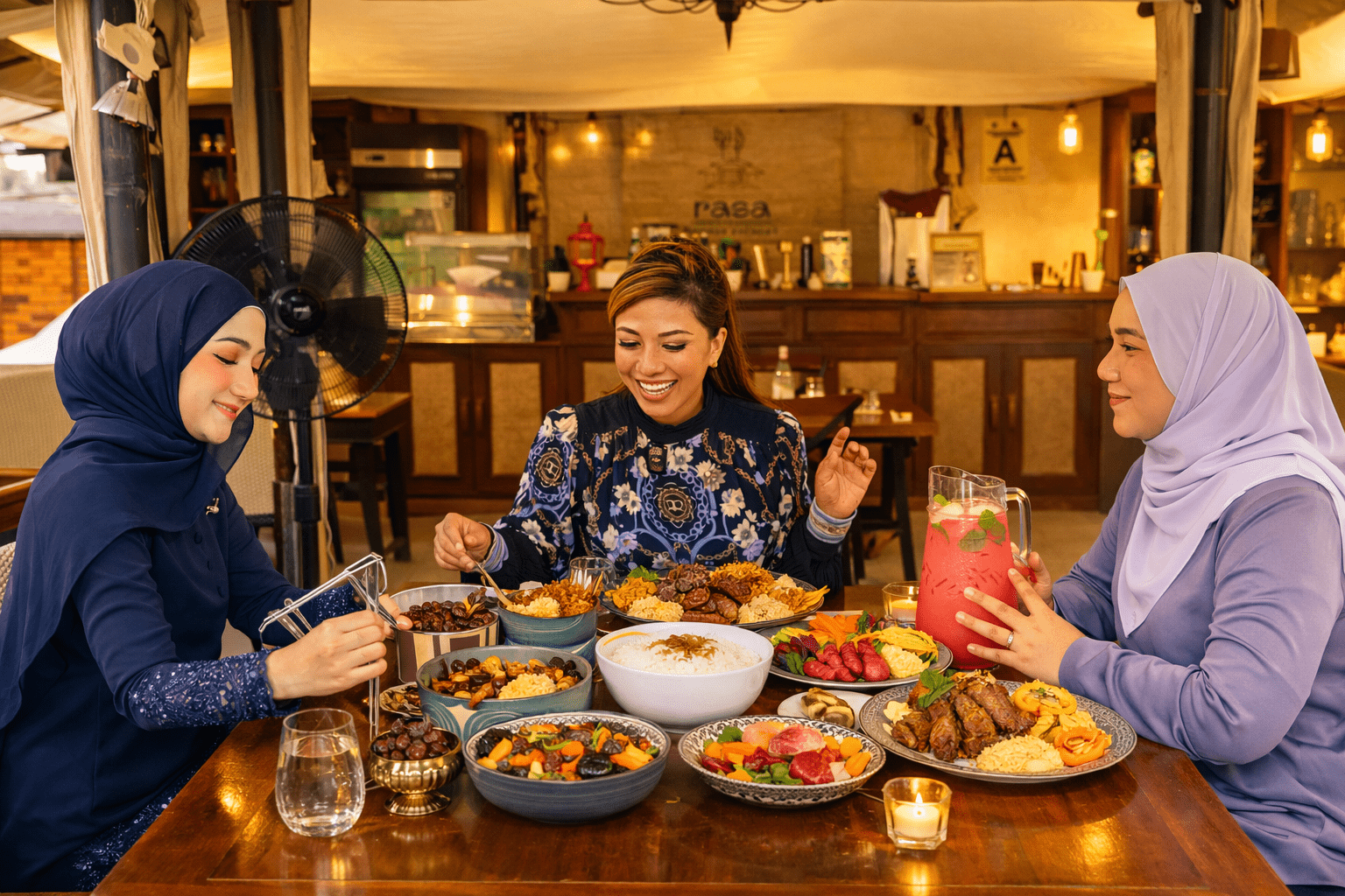 Group Dining at Rasa Cafe