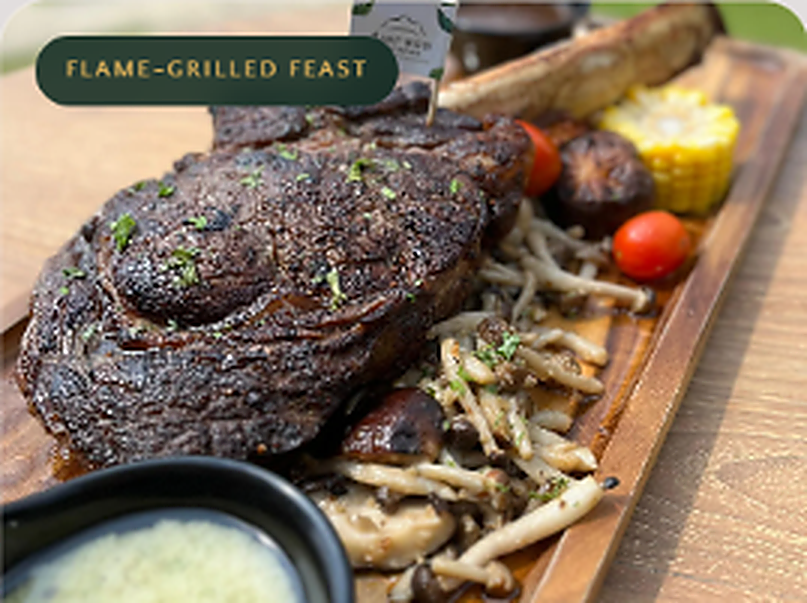 Prime Tomahawk - Flame-Grilled Feast